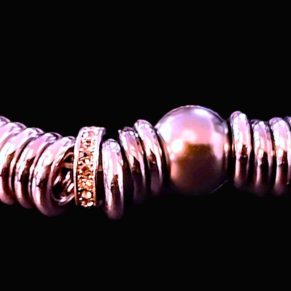 Stainless Steel Multi Chain, Ring & Bead 16-19" Necklace ~ Varied Silver Tones! - Picture 10 of 14